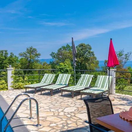 Sandra, A Beautiful With Sea View And A Pool Drenje (Istria)